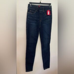SPANX NWT Ankle Skinny Midnight Shade Jeans Sleek Fit Womens XS